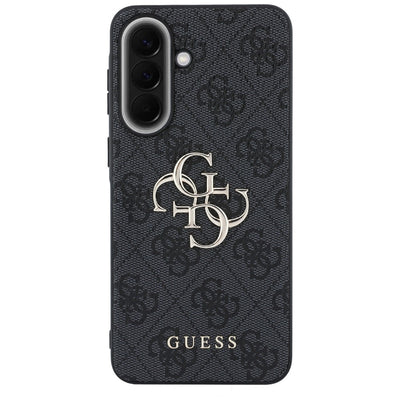 Guess Leather 4G Metal Logo Case for Samsung Galaxy A37 5G - Black