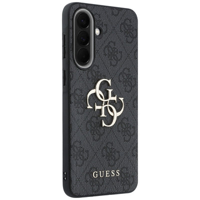 Guess Leather 4G Metal Logo Case for Samsung Galaxy A37 5G - Black