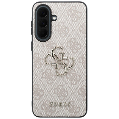 Guess Leather 4G Metal Logo Case for Samsung Galaxy A37 5G - Pink