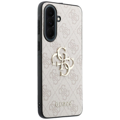 Guess Leather 4G Metal Logo Case for Samsung Galaxy A37 5G - Pink