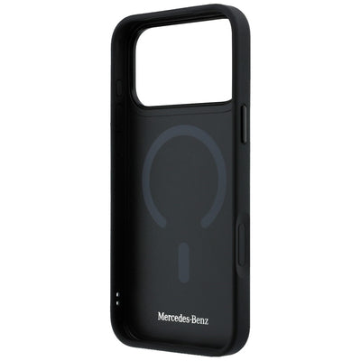 Mercedes Leather 3D MagSafe Case for iPhone 17 Pro - Black