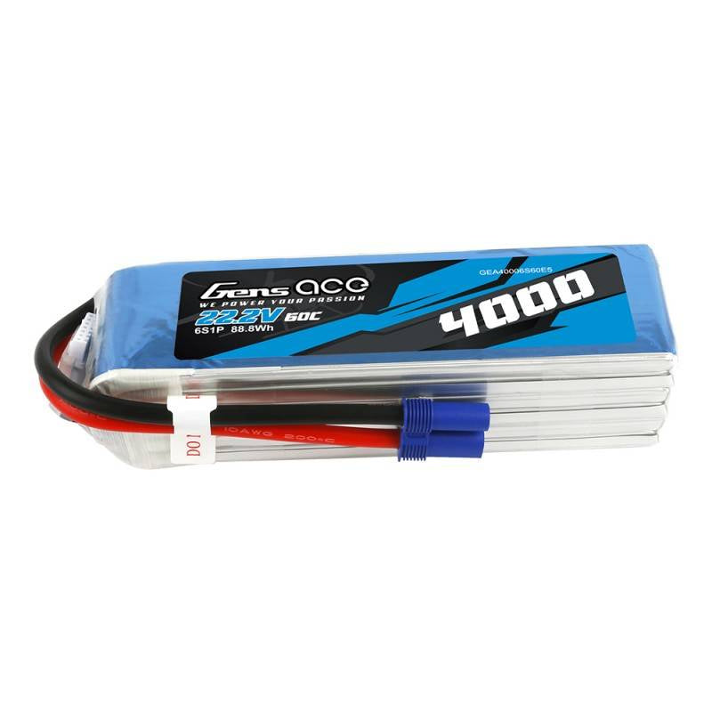 Gens Ace 4000mAh 22,2V 60C 6S1P EC5 Akku