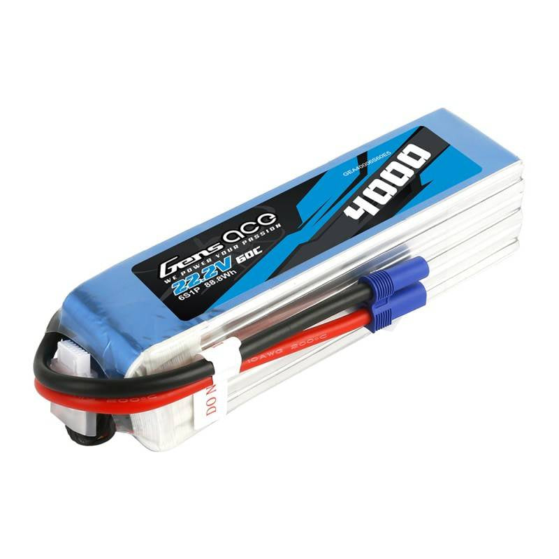 Gens Ace 4000mAh 22,2V 60C 6S1P EC5 Akku