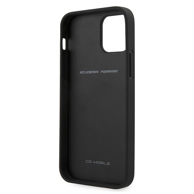 Ferrari Off Track Quilted Case for iPhone 12 / 12 Pro - Black
