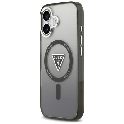Guess IML Gradient Triangle Logo MagSafe case for iPhone 17 - black