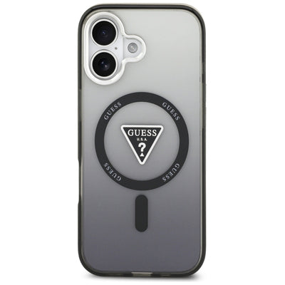 Guess IML Gradient Triangle Logo MagSafe case for iPhone 17 - black