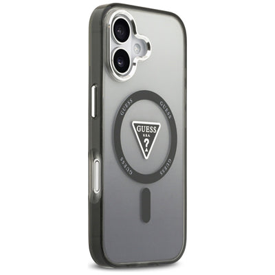 Guess IML Gradient Triangle Logo MagSafe case for iPhone 17 - black