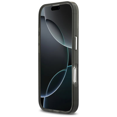 Guess IML Gradient Triangle Logo MagSafe case for iPhone 17 - black