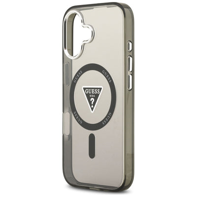 Guess IML Gradient Triangle Logo MagSafe case for iPhone 17 - black