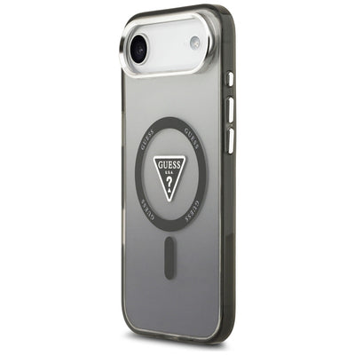 Guess IML Gradient Triangle Logo MagSafe case for iPhone Air - black