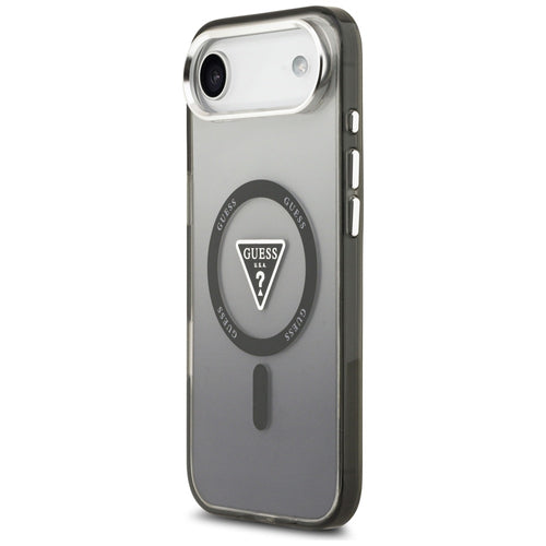 Guess IML Gradient Triangle Logo MagSafe case for iPhone Air - black