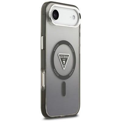 Guess IML Gradient Triangle Logo MagSafe case for iPhone Air - black