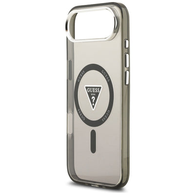 Guess IML Gradient Triangle Logo MagSafe case for iPhone Air - black