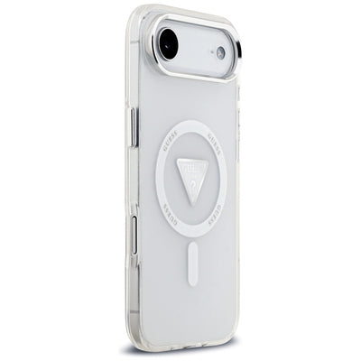 Guess IML Gradient Triangle Logo MagSafe Case for iPhone Air - Clear