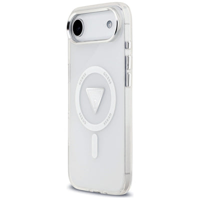 Guess IML Gradient Triangle Logo MagSafe Case for iPhone Air - Clear