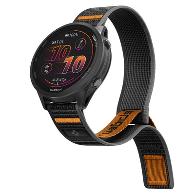 Spigen Athlex Airna Garmin Quick Release 22mm Strap - Black and Orange