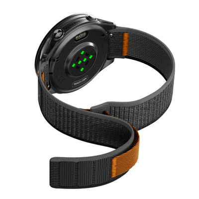 Spigen Athlex Airna Garmin Quick Release 22mm Strap - Black and Orange