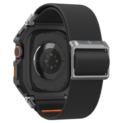 Spigen Lite Fit Pro Strap + Tempered Glass Screen Protector for Apple Watch Ultra 49mm - Black