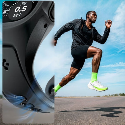 Spigen Liquid Air Pro Case Strap + 9H Tempered Glass for Apple Watch Ultra 49mm - Black