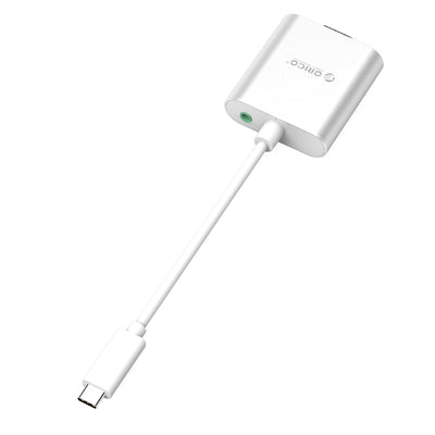 Orico PTAV USB-C - VGA adapter and 3.5 mm Full HD mini jack 0.15 m - silver