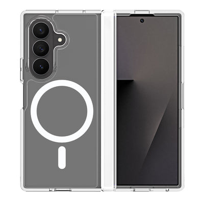 Dux Ducis Clin Mag Case for Samsung Galaxy Z Fold 8 / Z Fold 7 Compatible with MagSafe - Transparent