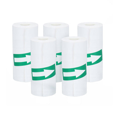 HURC-S10 Rolls for Thermal Printer with Camera HURC10/ Wozinsky WDT-01/WDT-02/WDT-03/WDT-04/WDT-05 - White (5 pcs.) — Hurtel