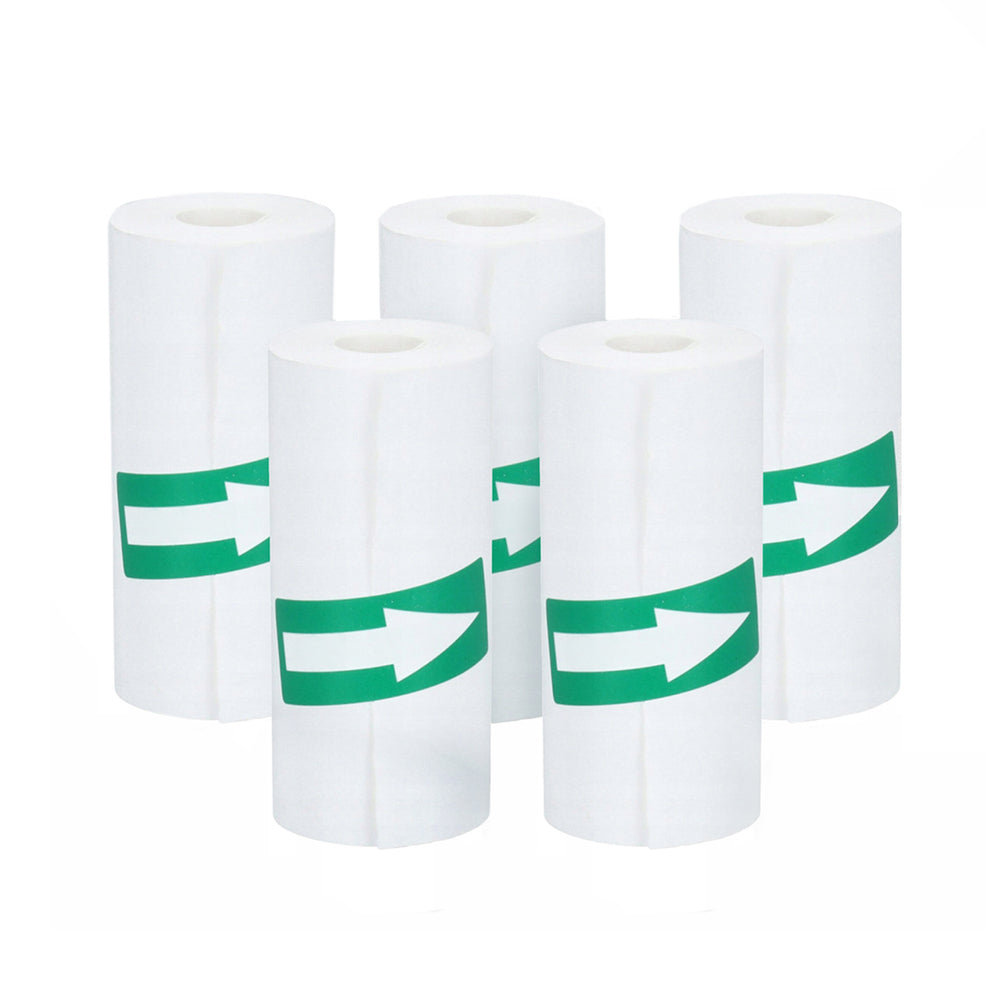 HURC-S10 Rolls for Thermal Printer with Camera HURC10/ Wozinsky WDT-01/WDT-02/WDT-03/WDT-04/WDT-05 - White (5 pcs.) — Hurtel
