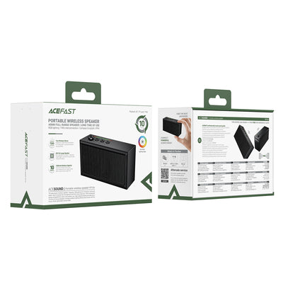 Acefast K9 Go Bluetooth Speaker with Stereo and ENC - Black