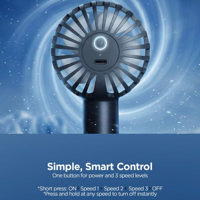 Spigen A905 Mini Portable Handheld Fan - Black