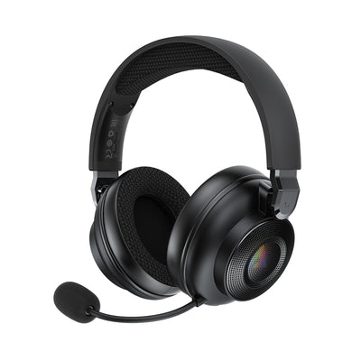 Acefast H15 Wireless Bluetooth / 2.4 GHz / AUX Gaming Headphones with Microphone and RGB Backlight - Black