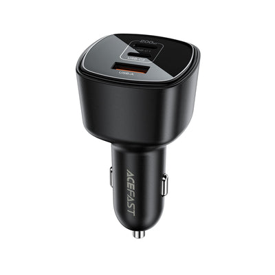 Acefast B18 200W Car Charger 2x USB-C + USB-A - Black
