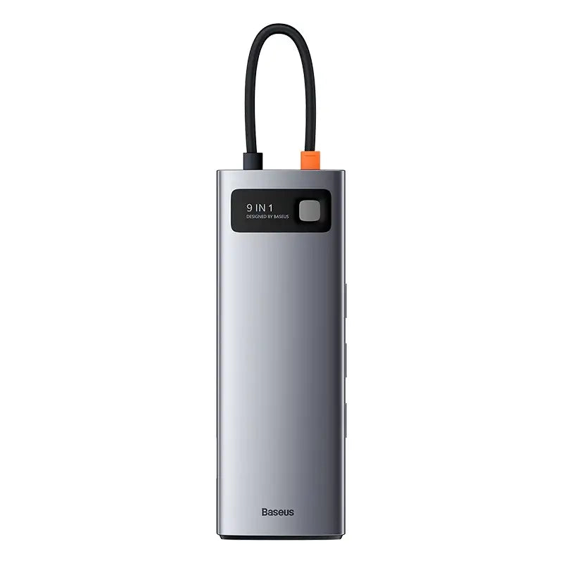 Hub 9in1 Baseus Metal Gleam Series, USB-C to 3x USB 3.0 + HDMI + USB-C PD + Ethernet RJ45 + microSD/SD + VGA - Product Image 2
