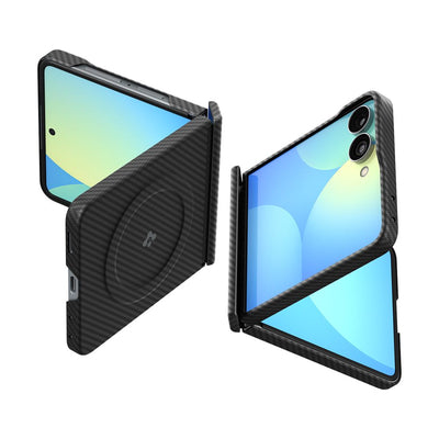 Spigen AirSkin Aramid MagFit MagSafe Case for Samsung Galaxy Z Flip 8 - Black