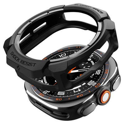 Spigen Rugged Armor Case for Samsung Galaxy Watch Ultra 47mm - Matte Black