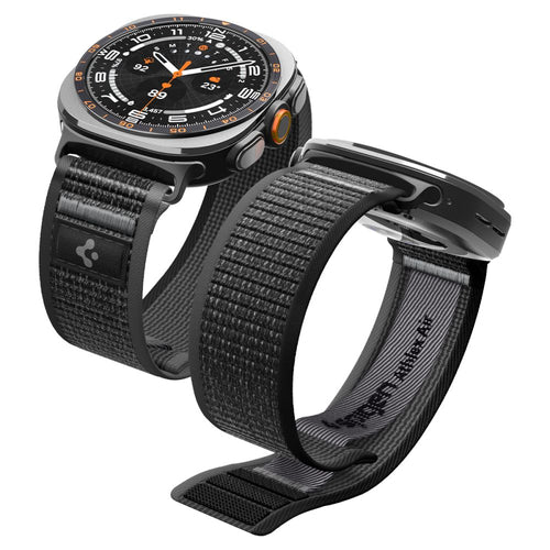 Spigen Athlex Air Strap for Samsung Galaxy Watch Ultra 47mm - Black and Gray