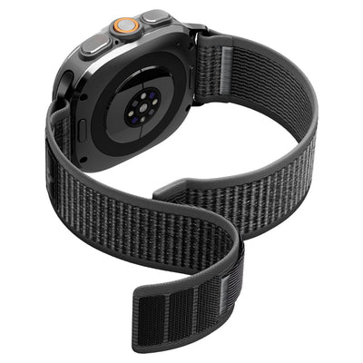 Spigen Athlex Air Strap for Samsung Galaxy Watch Ultra 47mm - Black and Gray