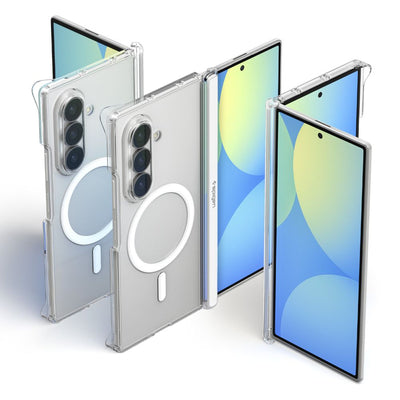 Spigen AirSkin Zero MagFit MagSafe Case for Samsung Galaxy Z Fold 8 Ultra - Clear and White