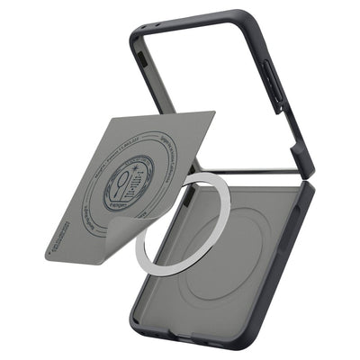 Spigen Nano Pop MagSafe Case for Samsung Galaxy Z Flip 8 - Black and Gray