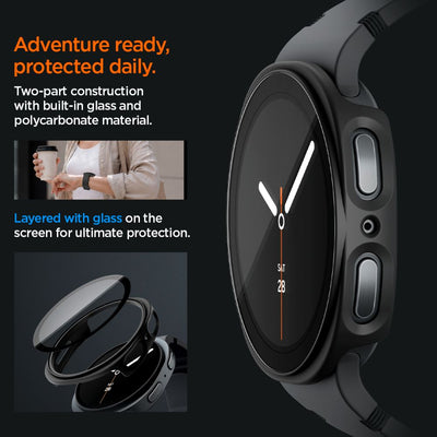 Spigen Thin Fit 360 Case for Samsung Galaxy Watch 40mm - Black