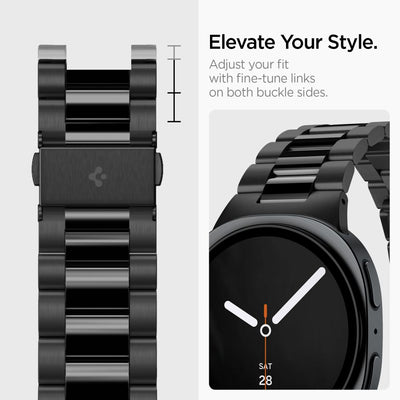 Spigen Modern Fit Band 316L Bracelet for Samsung Galaxy Watch 40/44/46 mm - Black