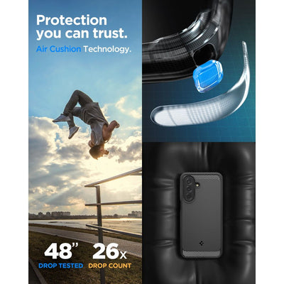 Spigen Rugged Armor Case for Samsung Galaxy A27 5G - Matte Black