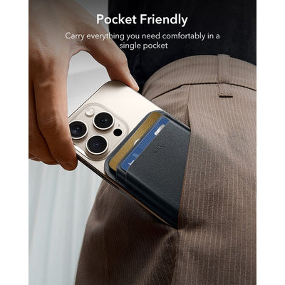 ESR Classic RFID Magnetic Wallet MagSafe for Phone - Black