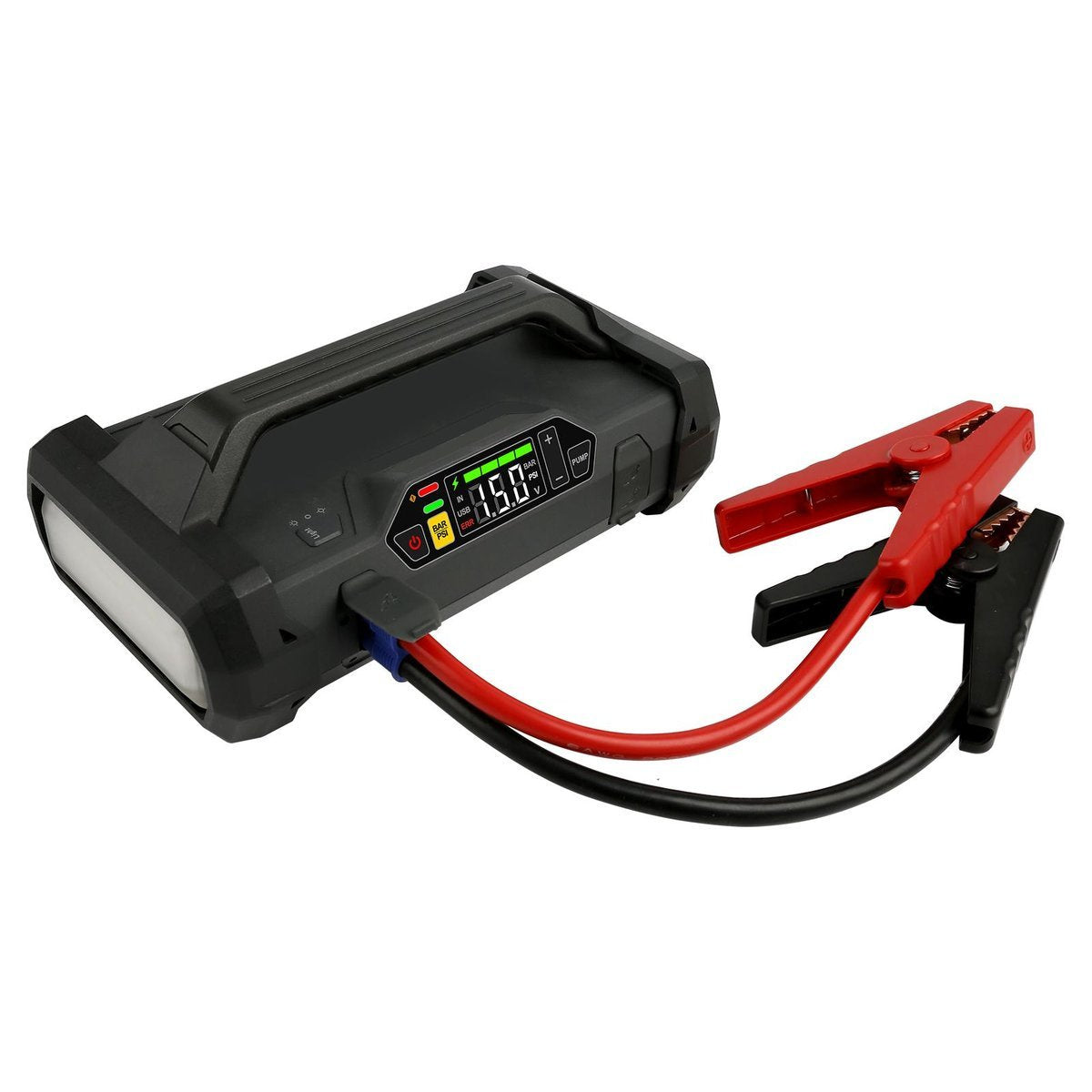 Lokithor JA301 Jump Starter / Booster 2000A + Powerbank 20000mAh + Compressor + Flashlight 4-in-1 Device - Product Image 2