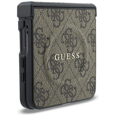 Guess 4G Classic MagSafe Case for Samsung Galaxy Z Flip 8 - Brown