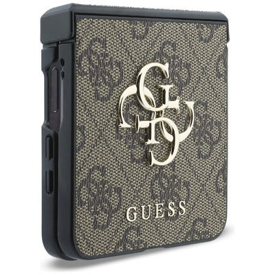 Guess Big 4G Logo Case for Samsung Galaxy Z Flip 8 - Brown