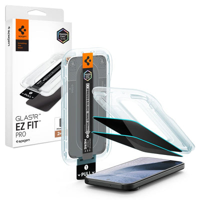 Spigen Glas.tR EZ Fit Pro HD 2-Pack Privacy Tempered Glass for Google Pixel 10/11