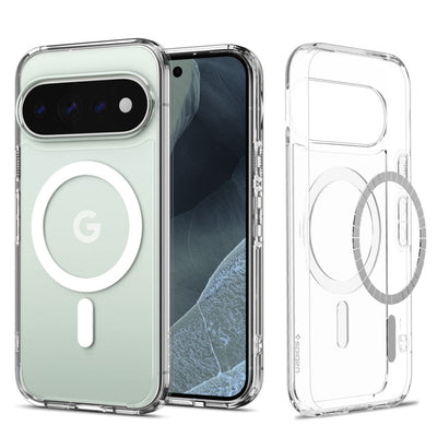 Spigen Ultra Hybrid Mag MagSafe Case for Google Pixel 11 Pro - Clear and White