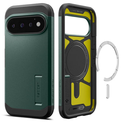 Spigen Tough Armor Mag MagSafe Case for Google Pixel 11 Pro - Dark Green