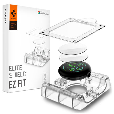 Spigen Elite Shield EZ Fit 2-Pack hydrogel foil for Google Pixel Watch 45 mm