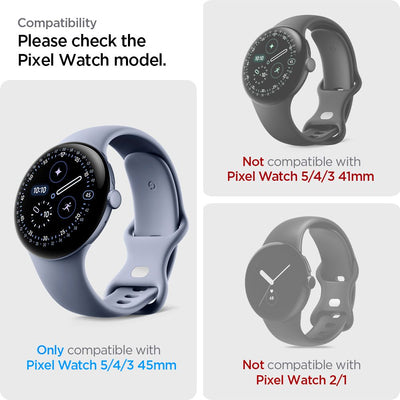 Spigen Elite Shield EZ Fit 2-Pack hydrogel foil for Google Pixel Watch 45 mm